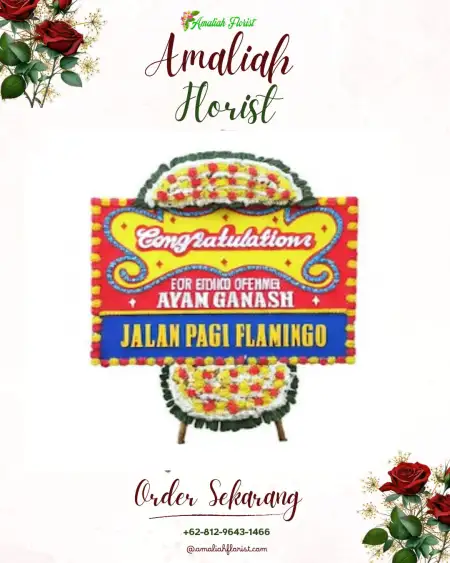 Sewa Papan Bunga Maur Lama